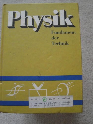 Physik fundament der technik - der,