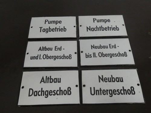 Kleine altes emailleschilder - 6,