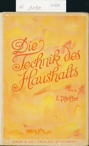 Die technik des haushalts - technik,